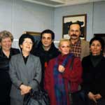 Sabit Karamani, Emel Erşahin, İnci Bengiserp, Gaye Kazancıgil, Bertan Onaran, Ayfer Karamani ve Servet Hanım ile, 1988